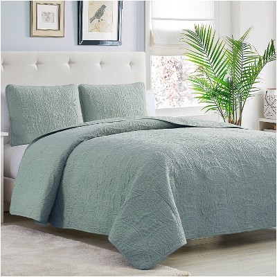 Mellanni Ultrasonic Quilted Coverlet Set