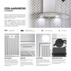 Cosmo COS-668WRC90 36 in. Vista Collection 380 CFM Ducted Wall Mount Range Hood, Button Controls, LED Lights, Stainless Steel - 3 of 4