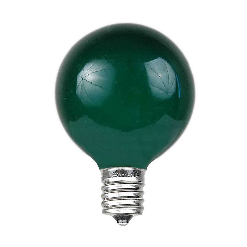 Novelty Lights Clear G40 Globe Hanging Outdoor String Light Replacement Bulbs E12 Candelabra Base 5 watt, 2 of 8