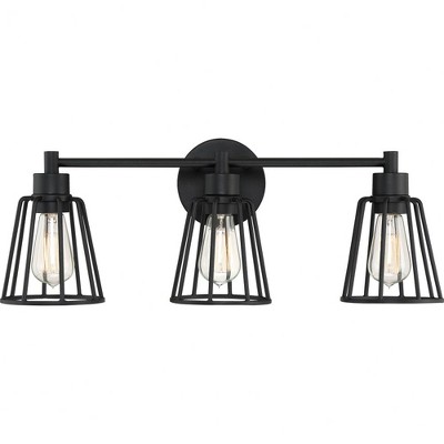 Quoizel Lighting Atticus 3 - Light Vanity in  Earth Black