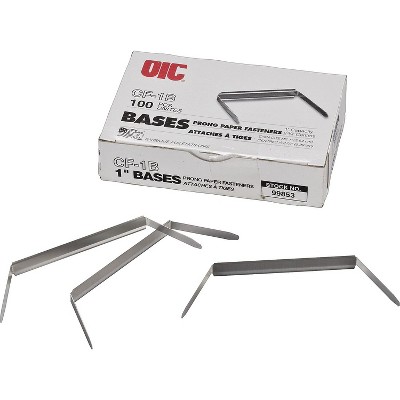 Officemate Folder Fasteners Silver 100/Box (99853) 378818