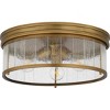 Theodora 3-Light Weathered Brass Flush Mount - 4 of 4