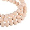 Unique Bargains Farmhouse Wood Bead Garland Home Decor with Tassels - 4 of 4