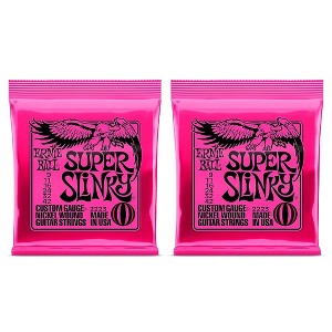 Ernie Ball 2223 Super Slinky Nickel Wound Electric Guitar Strings 2-Pack - 1 of 3