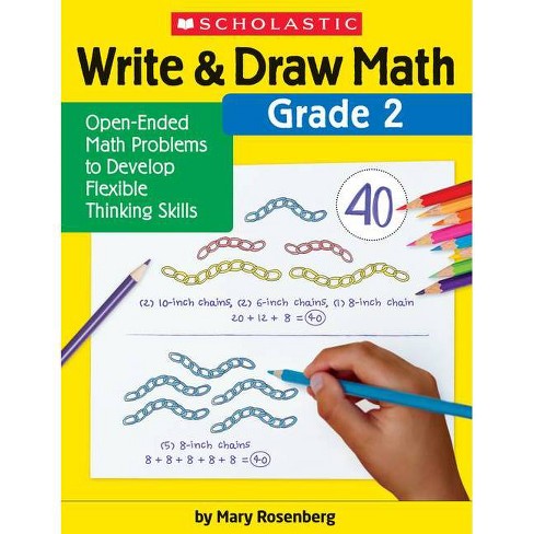 Write & Draw Math: Grade 2 - by  Mary Rosenberg (Paperback) - image 1 of 1