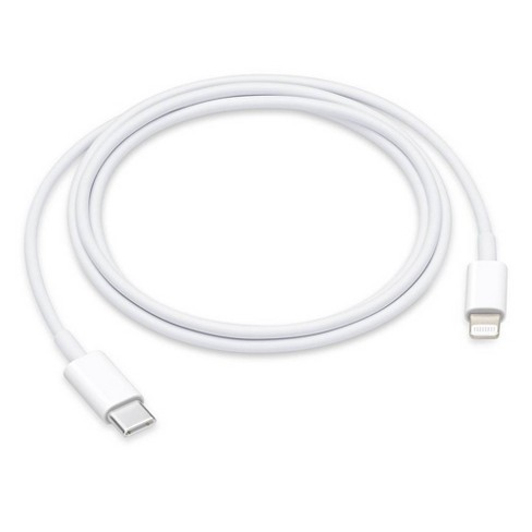 Apple iPhone Lightning USB Cable and Block