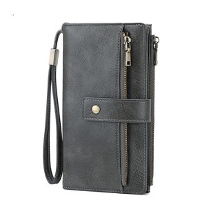 BABYYER Women's RFID Blocking PU Leather Wallet, Trifold Clutch Purse ...