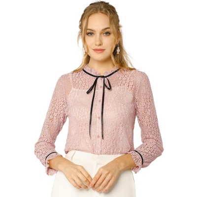Blouse Sheer Sleeves : Target