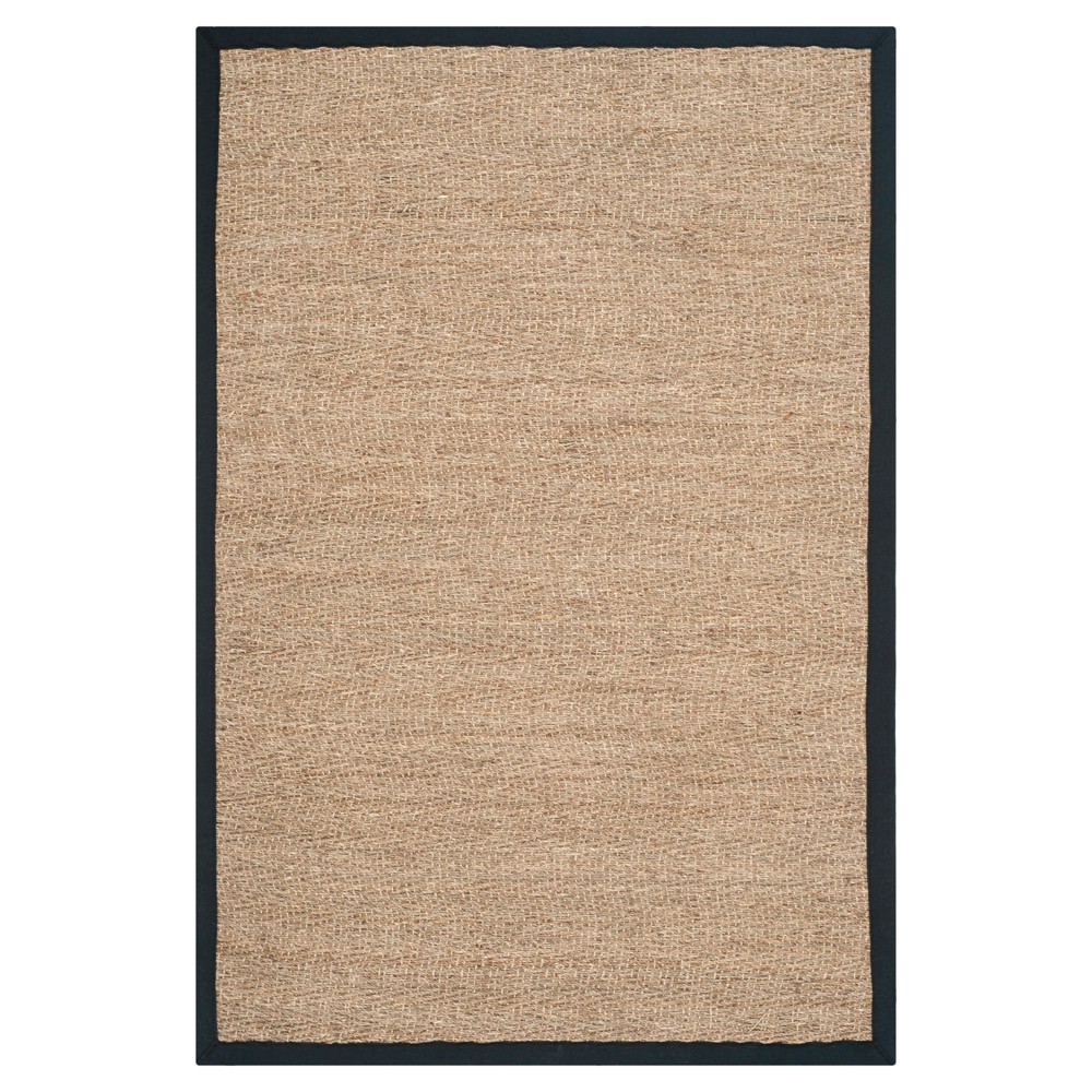 2'6inx4' Valery Rug Natural/Black - Safavieh