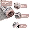 Boho Washable Machine-Woven Area Rug with Non-Slip Backing, Low Pile Soft Faux Wool Carpet for Living Room, Bedroom, Dining Room, indoor - 4 of 4