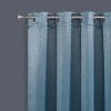 Dainty Home Brookville Textured 100% Blackout Thermal Insulated Grommet Single Curtain Panel - 2 of 4