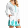 Women's Embroidered Tie Romper - Cabana Life - 2 of 4