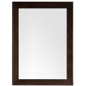 James Martin Vanities Bristol 29" Rectangular Mirror, Burnished Mahogany - 1 of 1