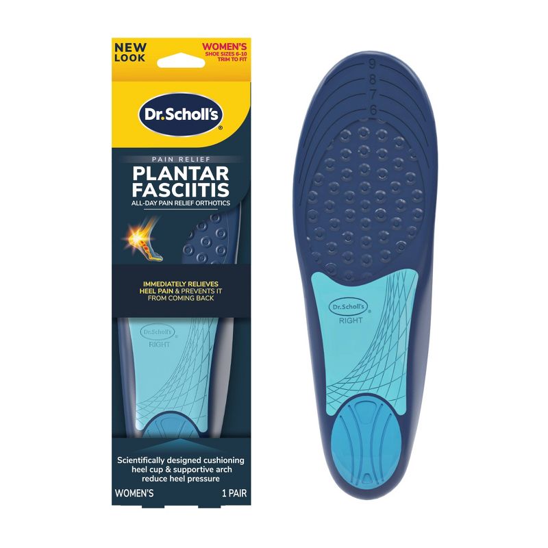 Dr. Scholl&#39;s Cut to Fit Inserts Plantar Fasciitis Women&#39;s Pain Relief Orthotics - 1pair - Size (6-10), 1 of 14