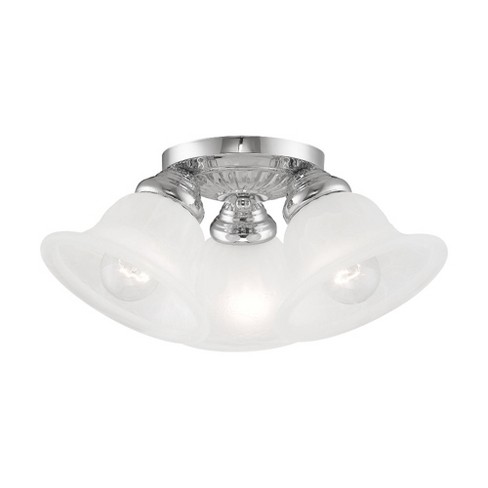 Livex Lighting Edgemont 3 - Light Flush Mount in  Polished Chrome - image 1 of 1