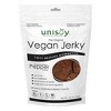 Unisoy Vegan Jerky Black Pepper - Case of 12 - 3.5 oz - 2 of 2