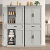 Pantry Cabinet, Freestanding Kitchen Pantry Storage Cabinet,70" Cupboard, Tall Storage Cabinet - 4 of 4