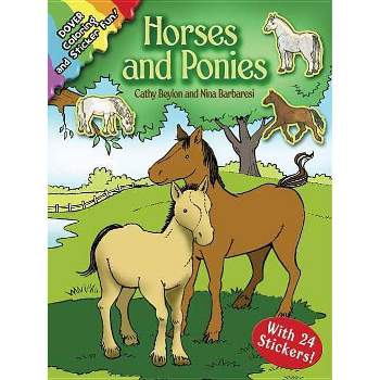 Horses and Ponies - (Dover Animal Coloring Books) by  Cathy Beylon & Nina Barbaresi (Mixed Media Product)