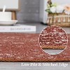 Textured Area Rug, Washable and Stain Resistant, Contemporary Farmhouse Carpet, Low Pile Accent, Non-Slip Front Door Mat for Living Room - 4 of 4