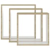 vidaXL Wall Cube Shelves 3 pcs White and Sonoma Oak - 4 of 4