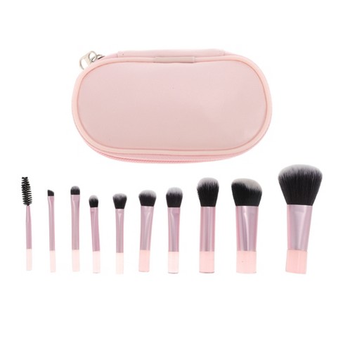 28 piece Glitz and gl makeup 2024 brush set; Clear/not pink version