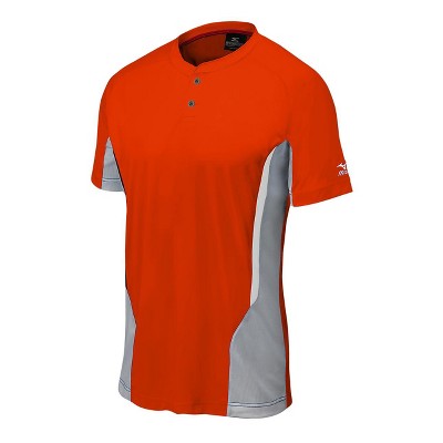 orange baseball shirt