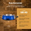 Farm Innovators Signature Series 3QT Heated Pet Bowl with Stainless Steel Insert - 3 of 4