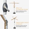GDFStudio Ella Outdoor 8 Aluminium Ribs Market Umbrella with Crank Lift and Tilt Function - 4 of 4