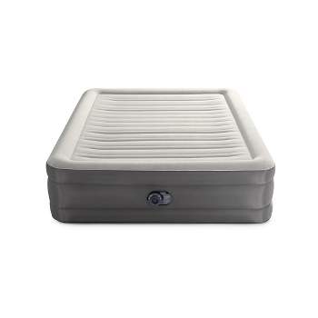 Flash Furniture Queen Size 18 inch Air Mattress with Internal Electric Pump  - Blue, ETL Certified, Carrying Case Included
