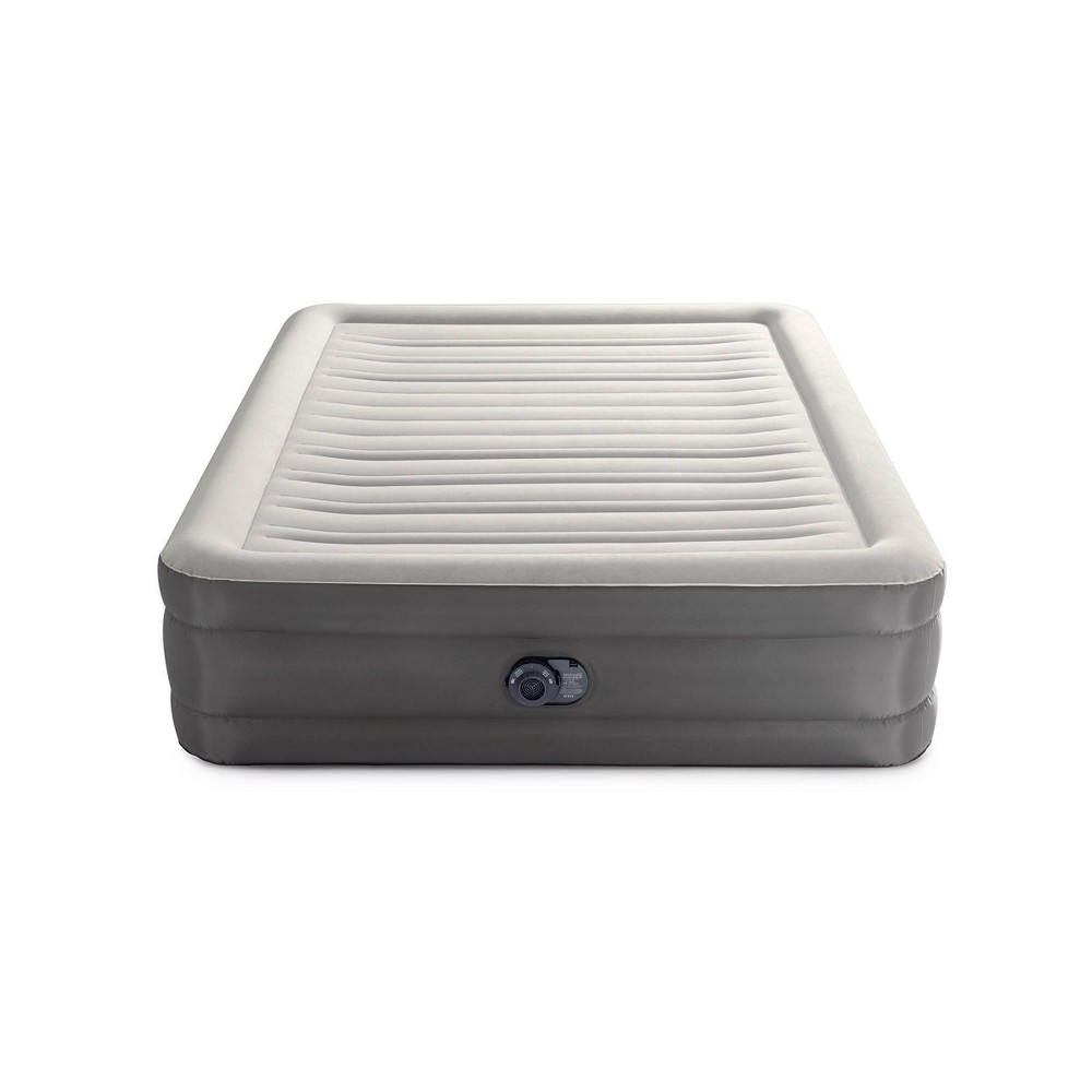 Photos - Inflatable Mattress Intex Raised TruAire 18" Queen Air Mattress with Internal 120V Pump 