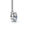 Pompeii3 1Ct Heart Shape Diamond Solitaire Diamond Pendant 14k Gold Necklace Lab Created - 2 of 4