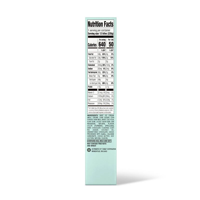 Mint Flavored Ice Cream Bites - 8.52oz/12ct - Favorite Day&#8482;, 4 of 5