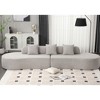 130.5'' Terrycloth Curved Modular Sofa with 3 Pillows, Cloud Comfort Design and No Assembly Required - 2 of 4