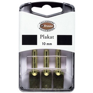 Brause Plakat Calligraphy Nibs - Box of 3 nibs - 10 mm - 1 of 2