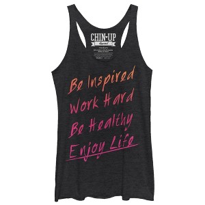 Women's CHIN UP Be Inspired Racerback Tank Top - 1 of 3