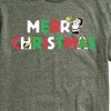 Men's - Peanuts - Merry Christmas Snoopy Short Sleeve Graphic T-Shirt - 2 of 4
