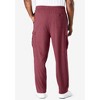 KingSize Men's Big & Tall Lightweight Jersey Cargo Sweatpants - 3 of 4