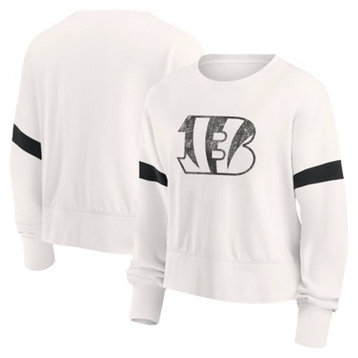 Nfl Cincinnati Bengals Women's Halftime Adjustment Long Sleeve Fleece Hooded  Sweatshirt : Target