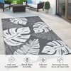 Outdoor Straw Plastic Rug, Lightweight Reversible Patio Rug, Folding Portable Deck Area Carpet, Large Floor Mat for Backyard Garden Camping Picnic - 4 of 4
