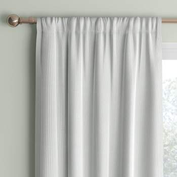 4pk Blackout Baby Striped Window Curtain Panels Gray/Ivory - Room Essentials™