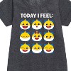 - Baby Shark - Today I Feel Graphic Short Sleeve Fleece Dress - 2 of 4