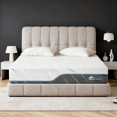 Dyonery 8-14 Inch Memory Foam Mattress in a Box with Dual-Sided Reversible,Relieve Pressure with Medium/Extra Firm Support,CertiPUR-US Certified