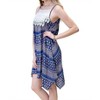 Women's Asymmetrical Aztec Tank Dress - KORI - 3 of 3