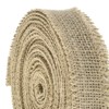 Unique Bargains Burlap Wired Soft Decorative Ribbon Trim for Gifts Wrapping - 3 of 4