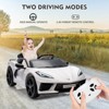 12V Kids Ride-On Sports Car – Licensed Corvette Electric Car Toy with Remote Control, Visual Dashboard, LED Lights & Music - 4 of 4