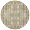 Beige Ivory And Tan Moroccan Washable Indoor Outdoor Area Rug - 4 of 4