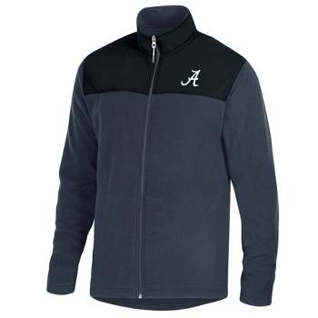 NCAA Alabama Crimson Tide Gray Fleece Full Zip Jacket