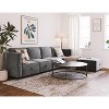 113.4" Reversible Sectional Sofa, 6-Seater Modular Sectional Sofa with Chaise, U-Shape Modular Couch with Storage Seats & Ottomans - 2 of 4