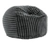 NicBex Polyester Fabric Bean Bag Chair with Memory Foam,Fluffy Lazy Sofa Chair with Removable Cover with Zipper,Lounge Chair for Living Room,Grey - 2 of 4