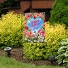 Mother's Day Floral Heart Spring Mother's & Father's Day Garden Flag 18" x 12.5" Briarwood Lane - 4 of 4